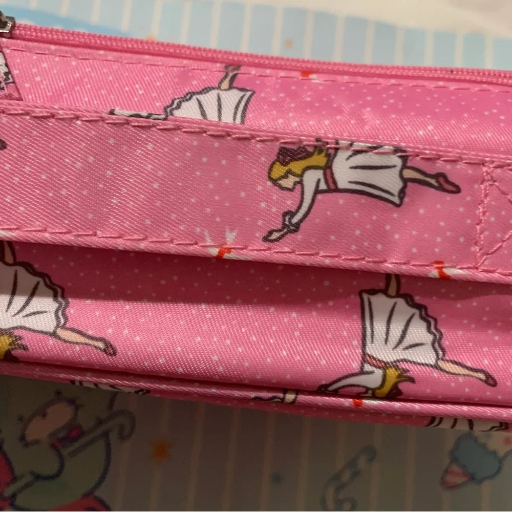 Bright Pink Ballerina Clara Inspired Makeup Bag